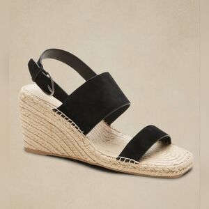 BANANA REPUBLIC Espadrille Wedge Sandal, Size 9
